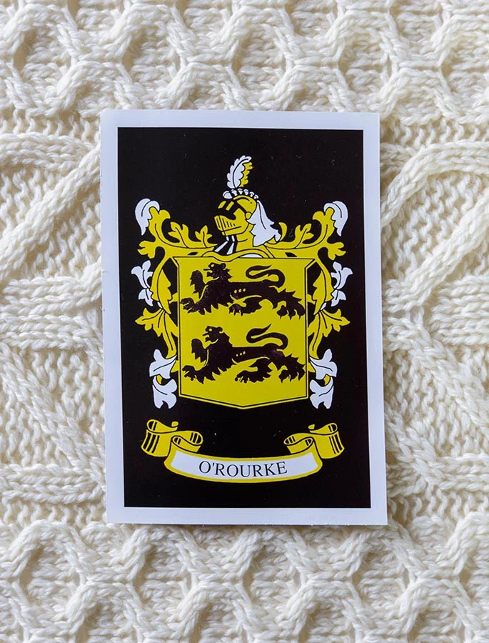 O'Rourke Clan Aran Throw - Image 2