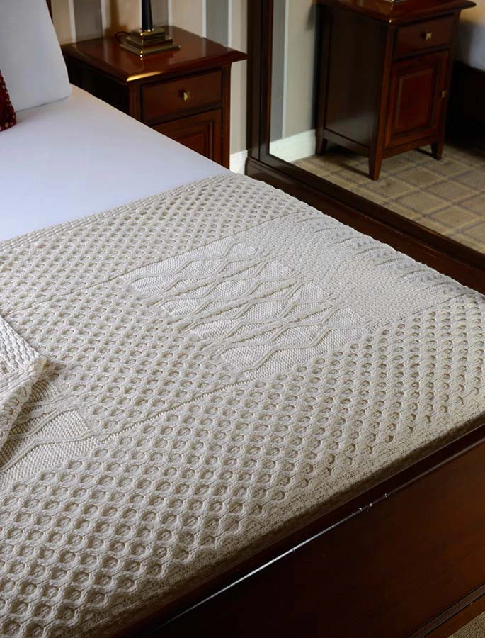 O'Shea Clan Aran Throw - Image 3