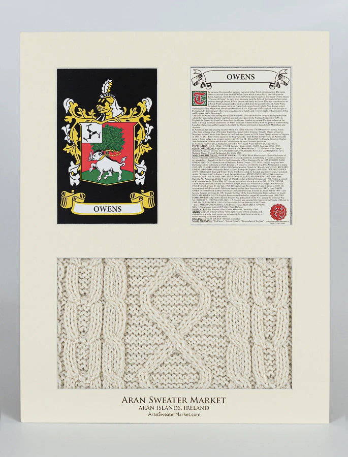 Owens Clan Aran & History Display - Image 2
