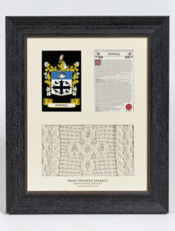 Powell Clan Aran & History Display