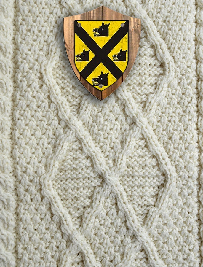 Purcell Clan Aran Throw - Image 4