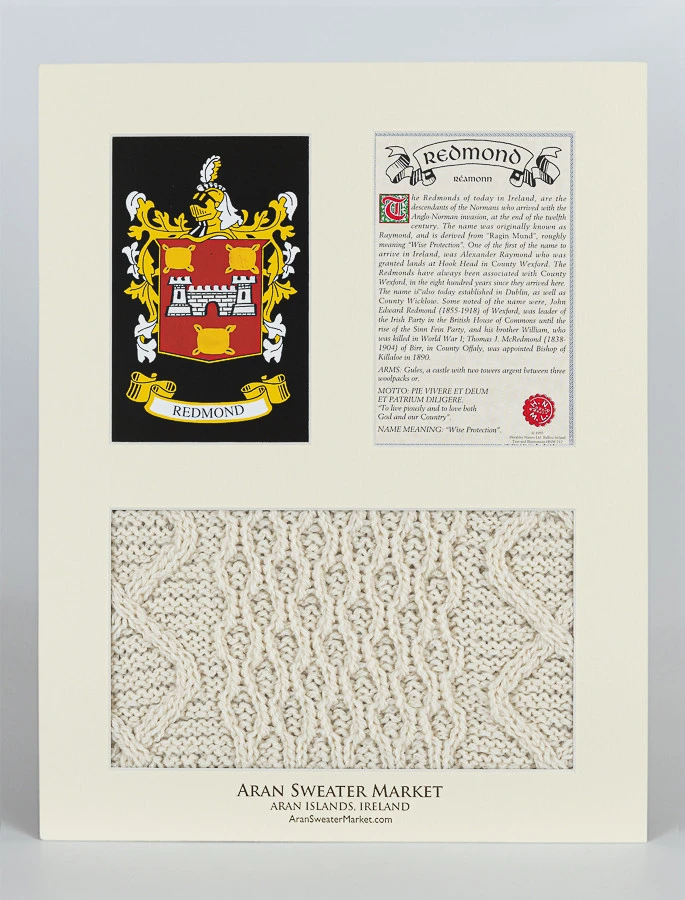 Redmond Clan Aran & History Display