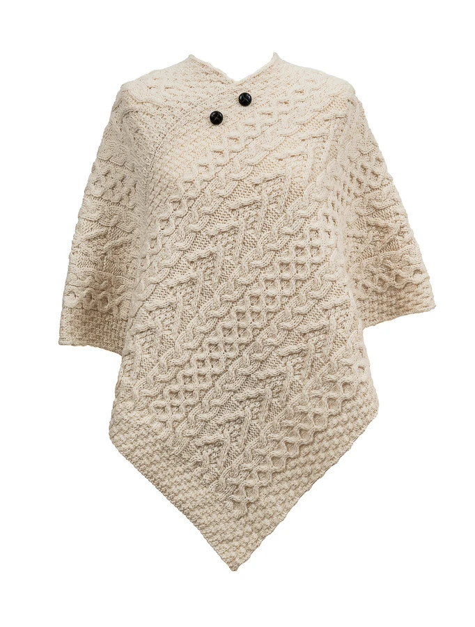 Regan Clan Aran Poncho - Image 4