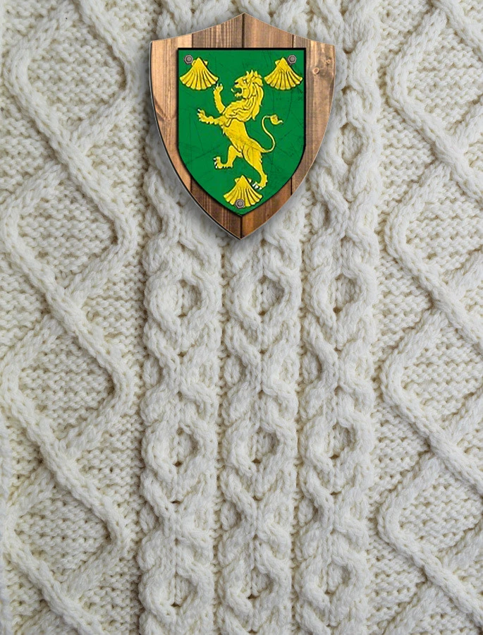 Reynolds Clan Aran Throw - Image 2
