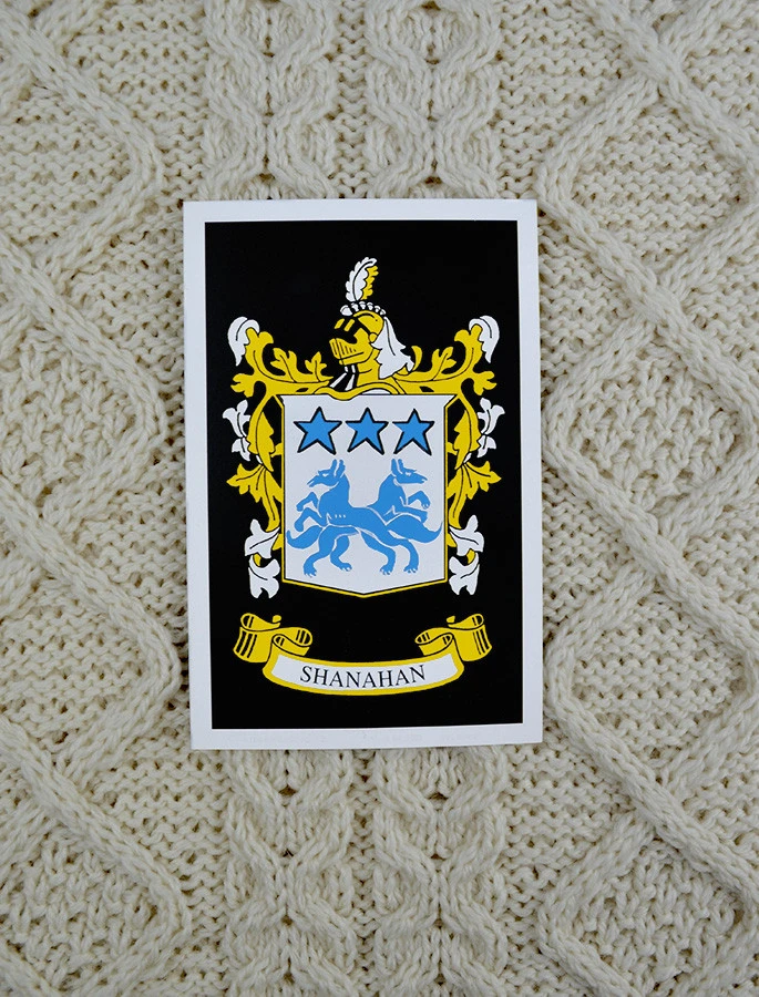 Shanahan Clan Aran Throw