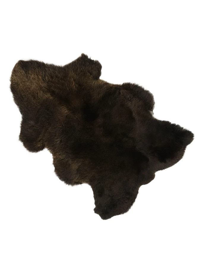 Deep Pile Sheepskin Rug - Brown