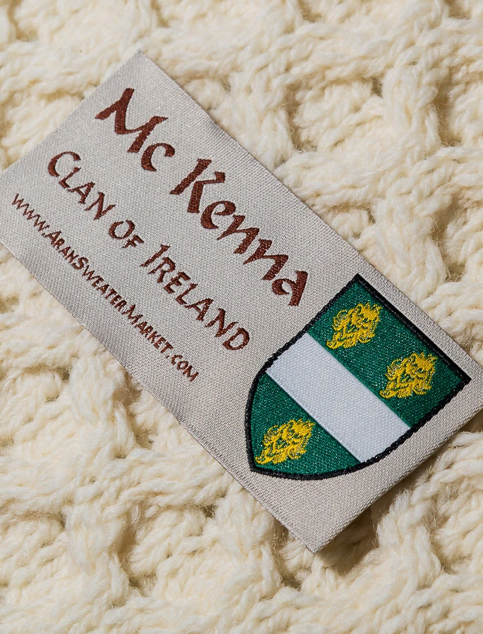 Mc Kenna Clan Aran Throw