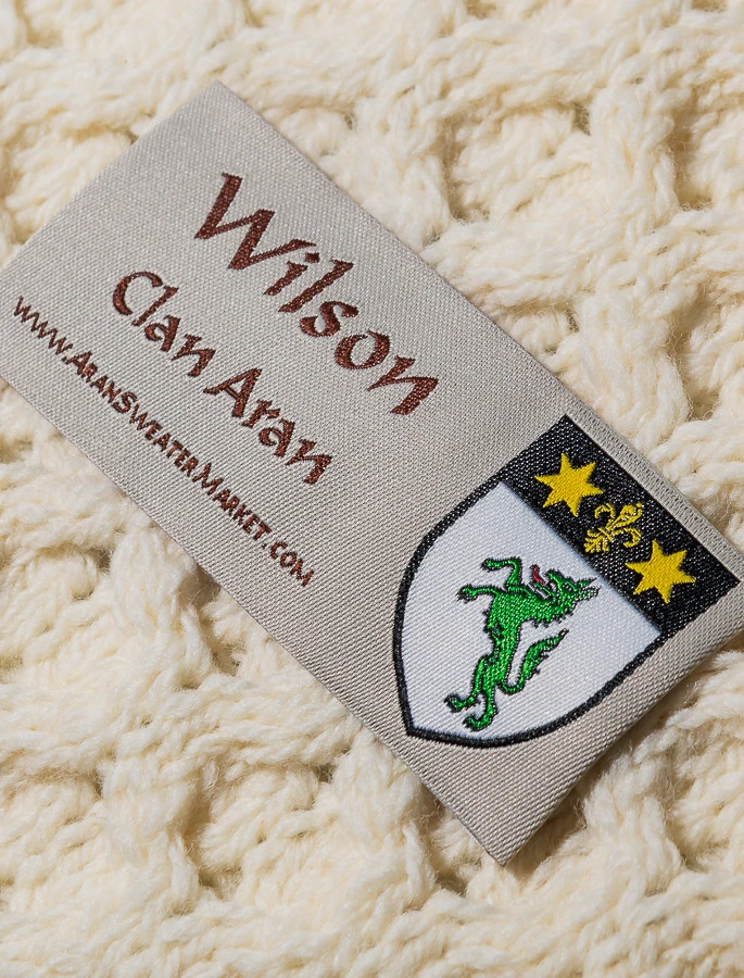 Wilson Clan Aran Poncho - Image 4