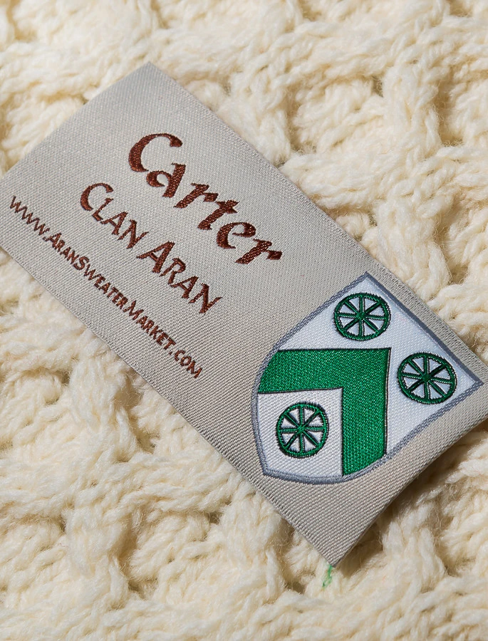 Carter Clan Aran Throw - Image 3