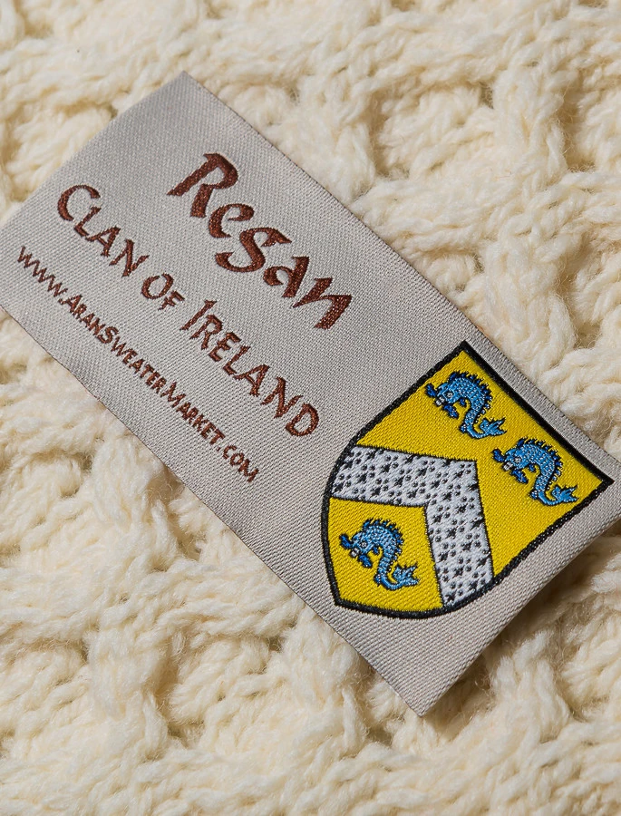 Regan Clan Aran Poncho - Image 2