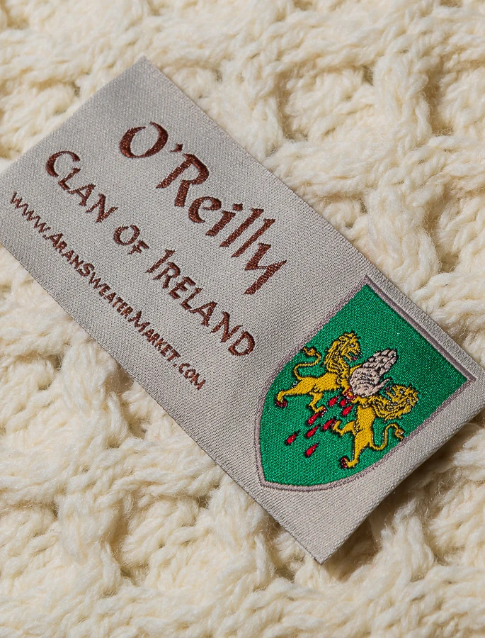 O'Reilly Clan Aran Throw - Image 3