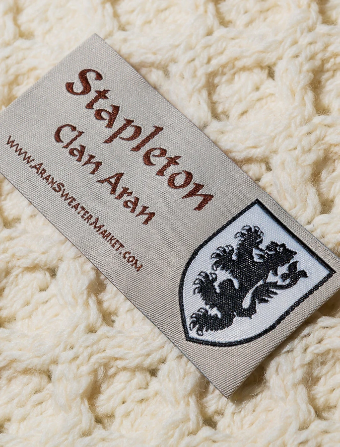 Stapleton Clan Aran Throw - Image 4