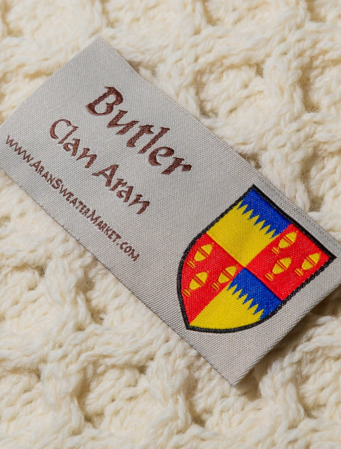 Butler Clan Aran Throw - Image 3