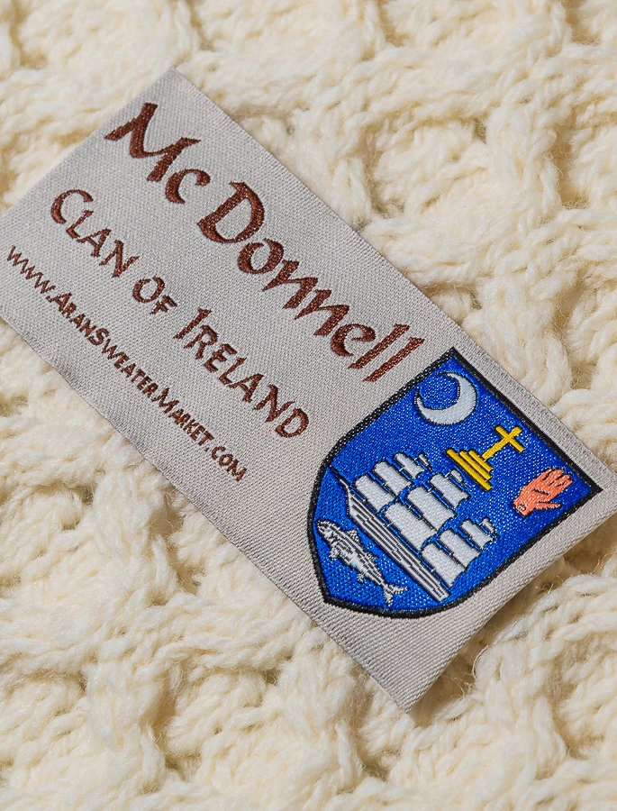 Mc Donnell Clan Aran Throw - Image 3