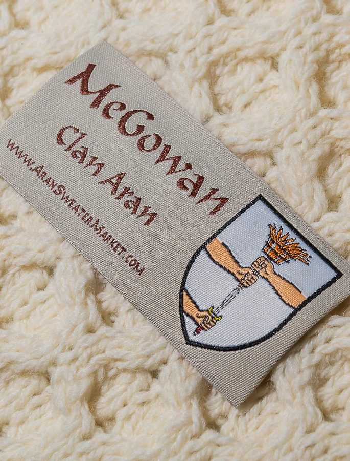 Mc Gowan Clan Aran Throw