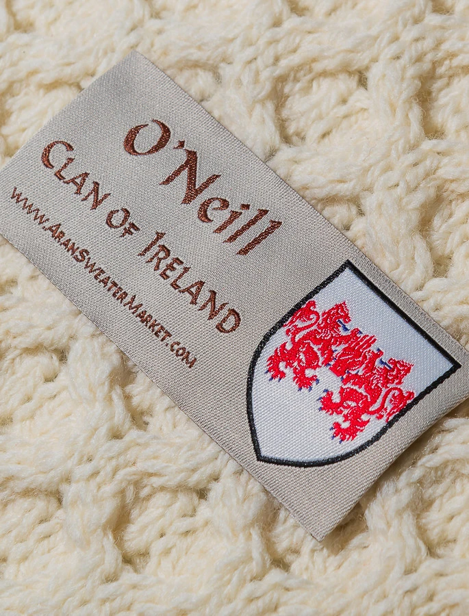 O'Neill Clan Aran Poncho - Image 6