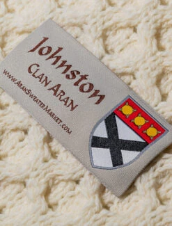 Johnston Clan Aran Throw