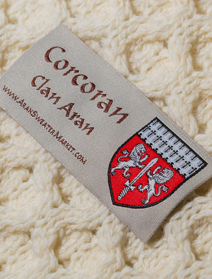 Corcoran Clan Aran Throw