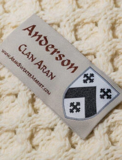 Anderson Clan Aran Throw