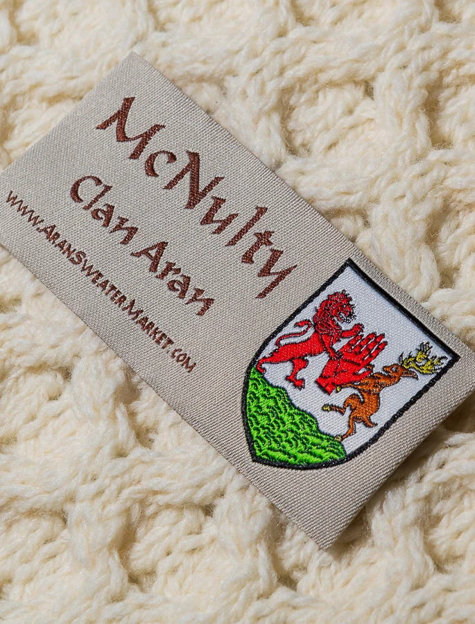 Mc Nulty Clan Aran Throw