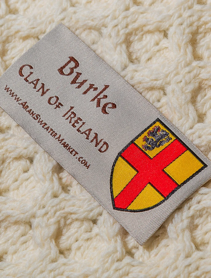 Burke Clan Aran Poncho