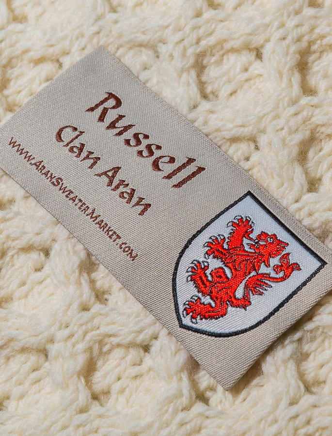Russell Clan Aran Poncho - Image 3
