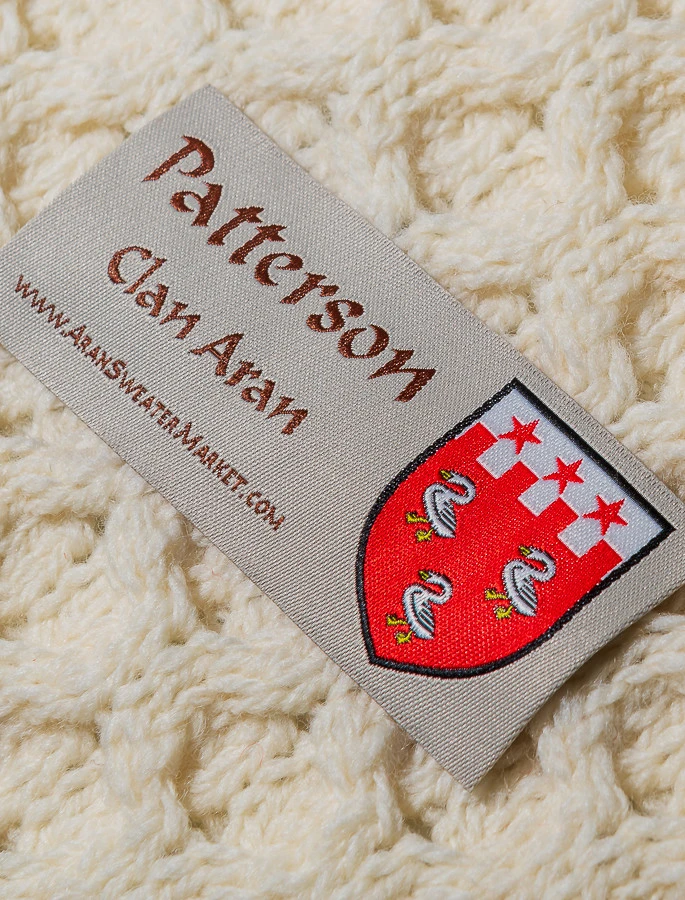 Patterson Clan Aran Poncho - Image 6