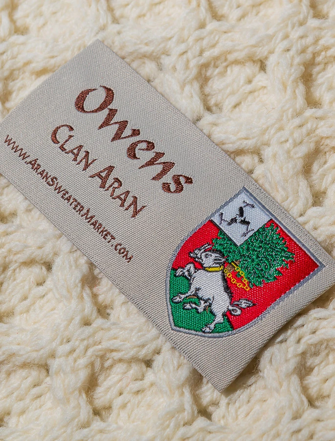Owens Clan Aran Throw - Image 2