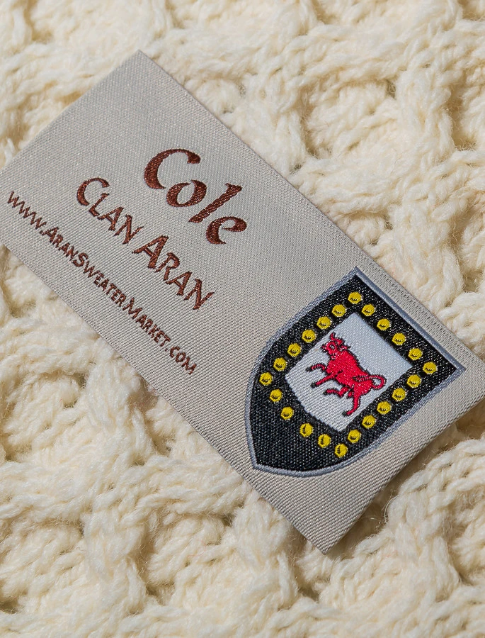 Cole Clan Aran Throw - Image 3