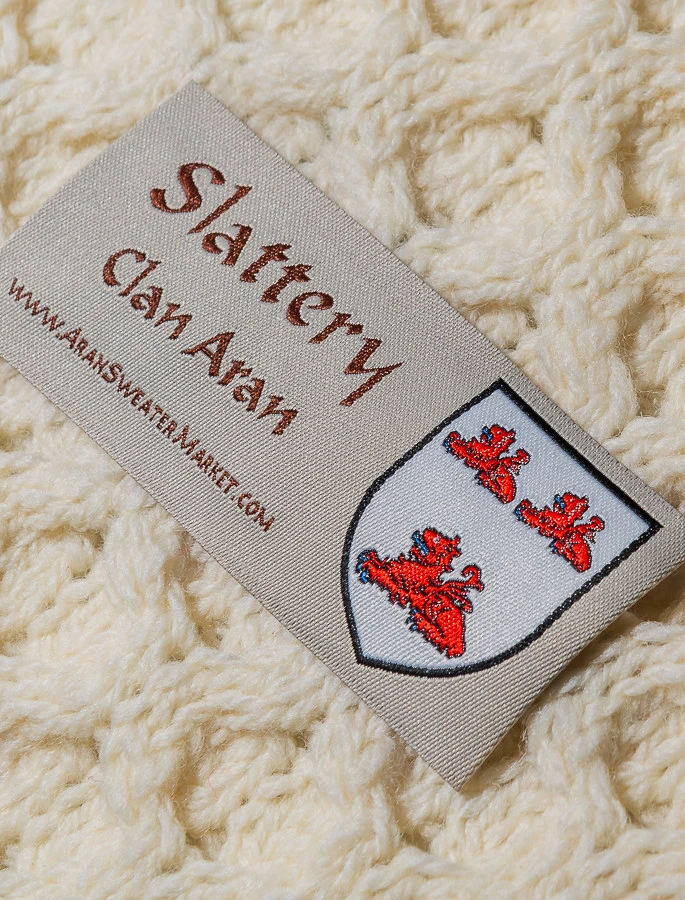 Slattery Clan Aran Throw - Image 4