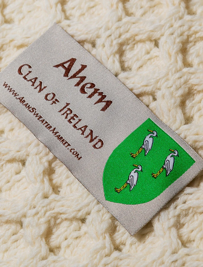 Ahern Clan Aran Poncho - Image 2