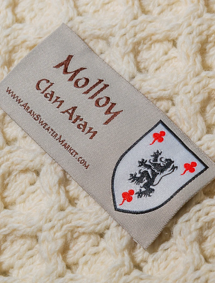 Molloy Clan Aran Poncho