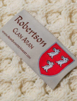 Robertson Clan Aran Throw