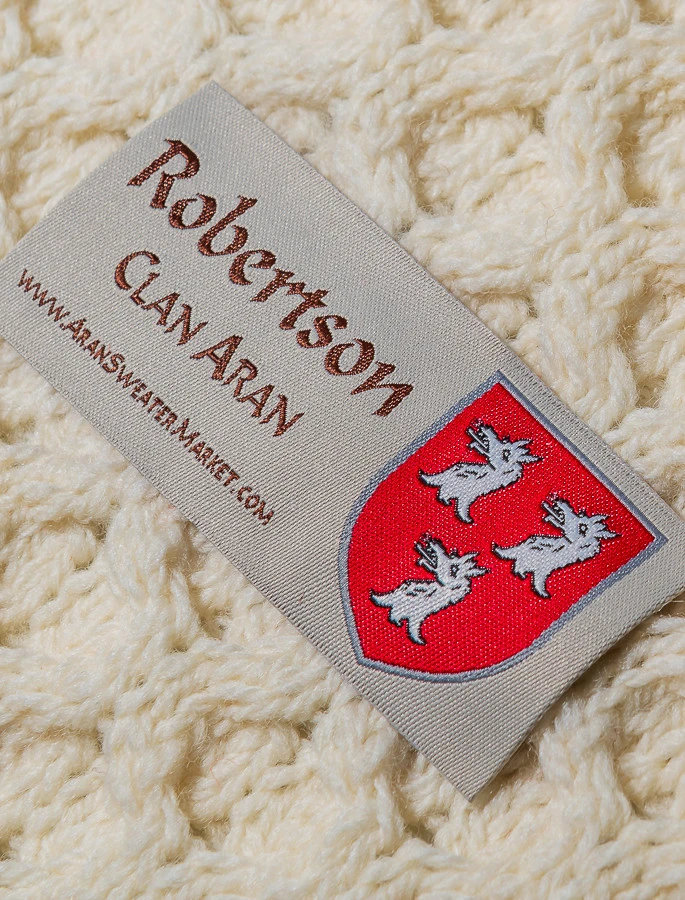 Robertson Clan Aran Throw