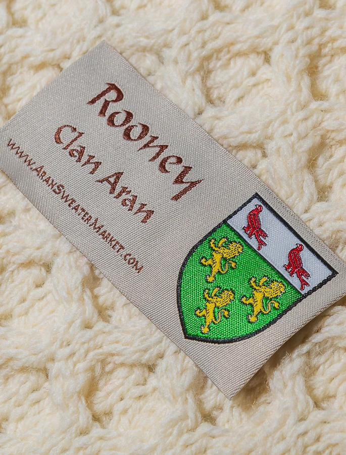 Rooney Clan Aran Throw - Image 2