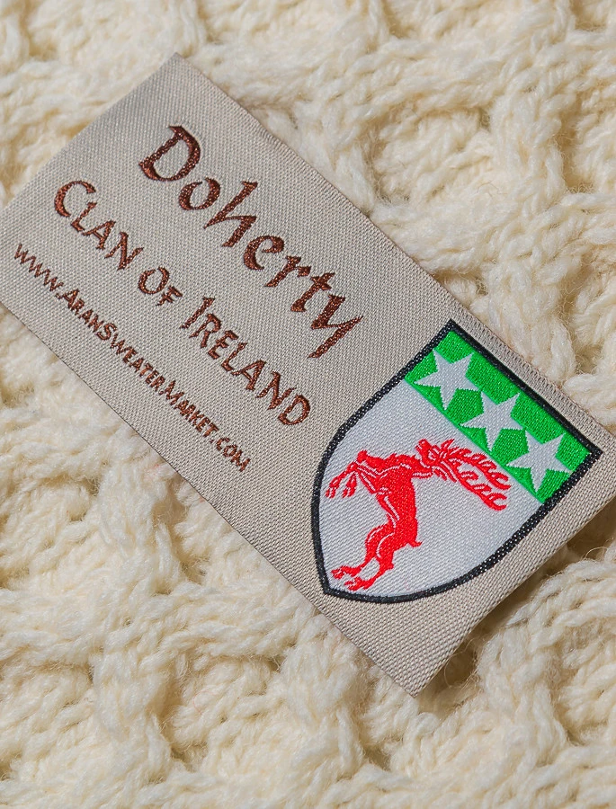 Doherty Clan Aran Throw