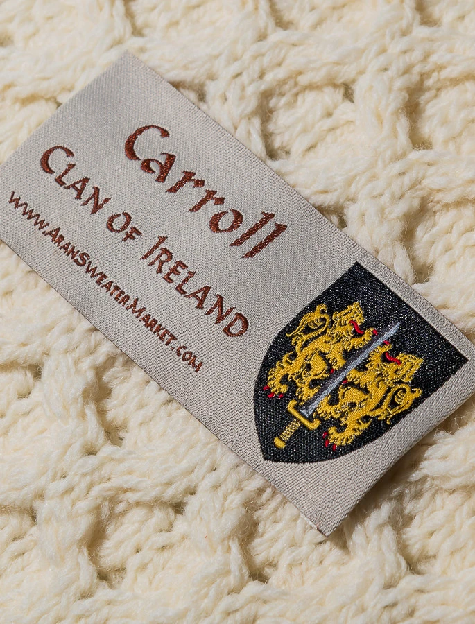 Carroll Clan Aran Throw - Image 3