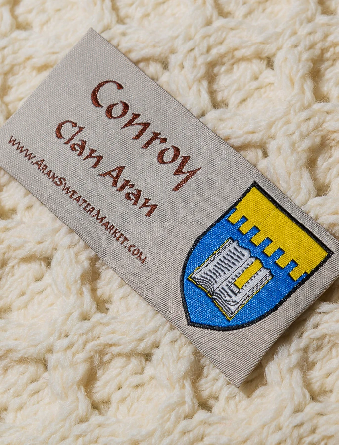 Conroy Clan Aran Poncho - Image 3