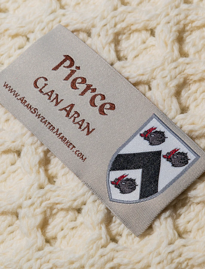 Pierce Clan Aran Poncho - Image 3