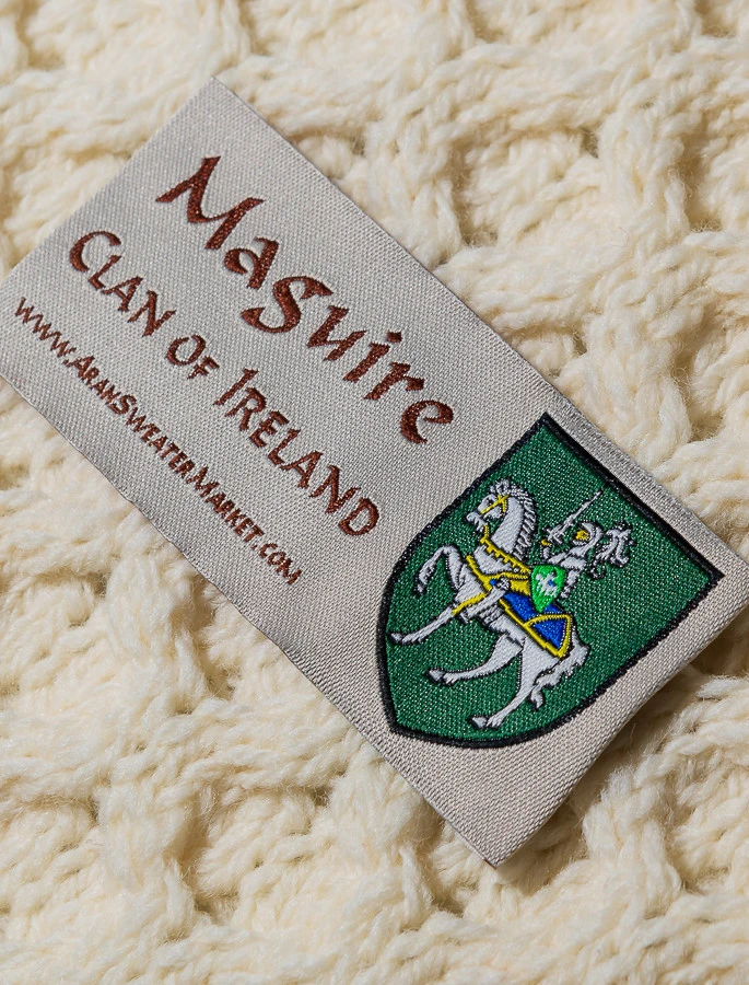 Maguire Clan Aran Throw - Image 3
