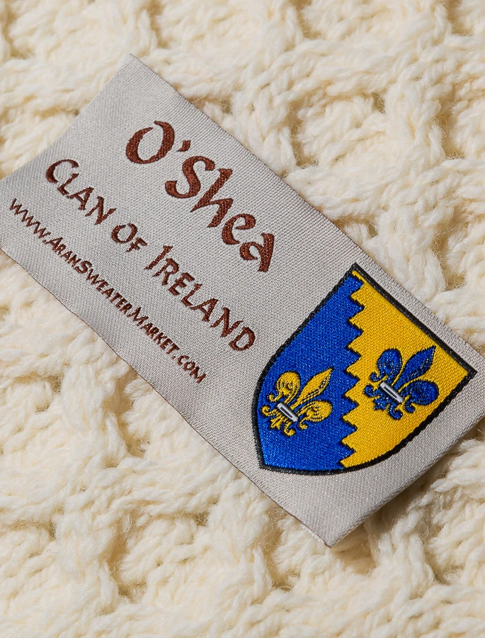 O'Shea Clan Aran Throw - Image 2