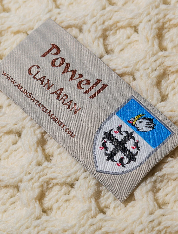 Powell Clan Aran Poncho - Image 4