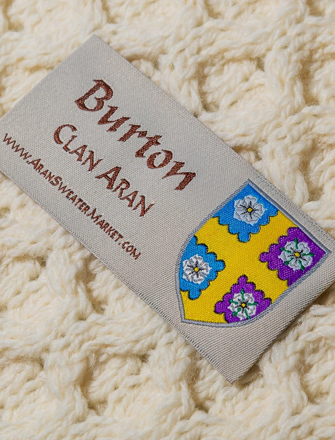 Burton Clan Aran Throw - Image 4