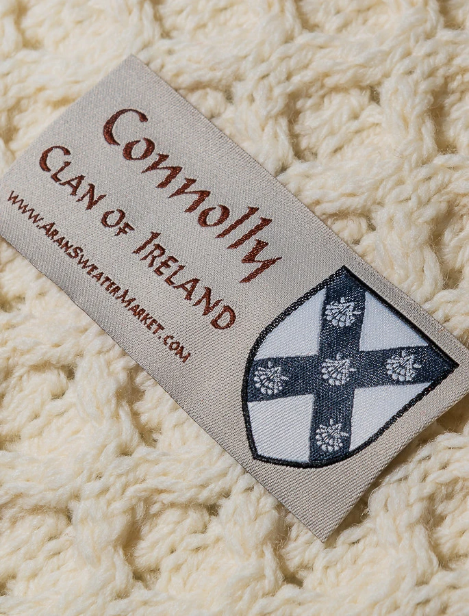 Connolly Clan Aran Poncho