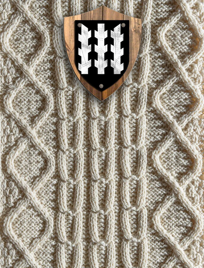 Stafford Clan Aran Throw - Image 4