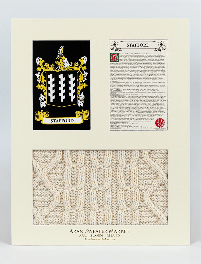 Stafford Clan Aran & History Display - Image 2