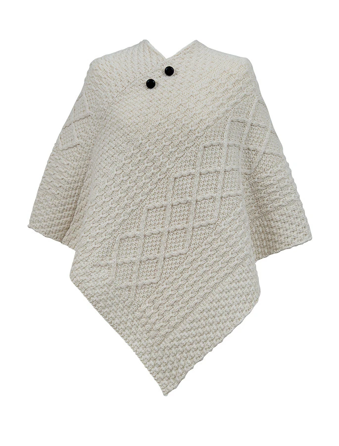 Thompson Clan Aran Poncho - Image 5