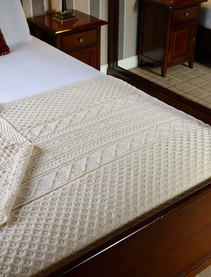 Walsh Clan Aran Throw - Image 3