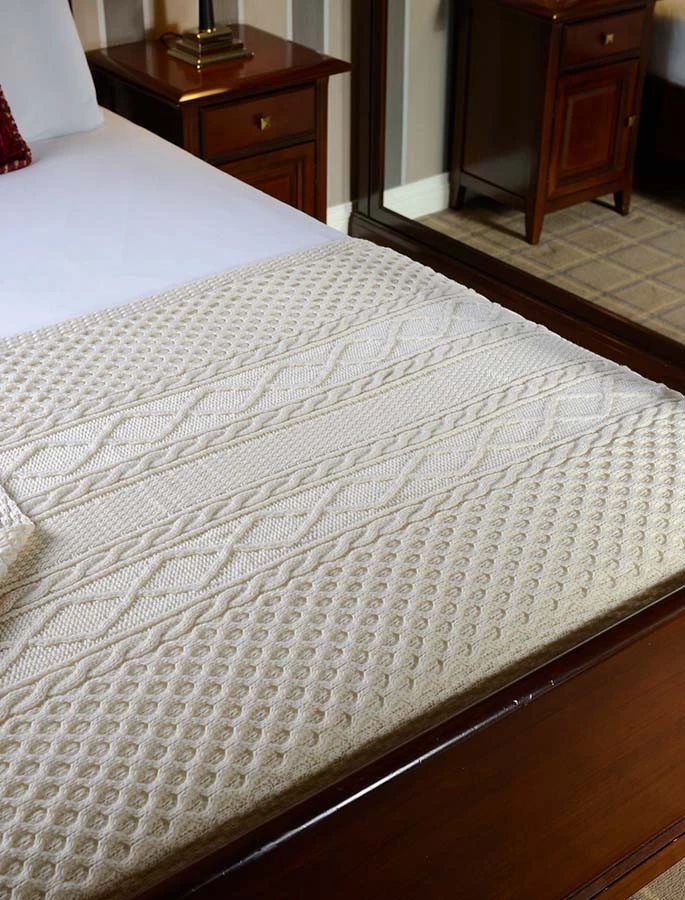 Ward Clan Aran Throw - Image 4