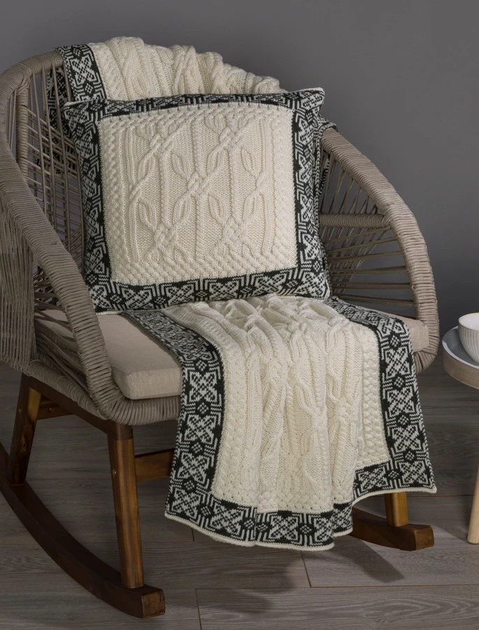 Aran Soft Jacquard Cushion Cover - Image 5